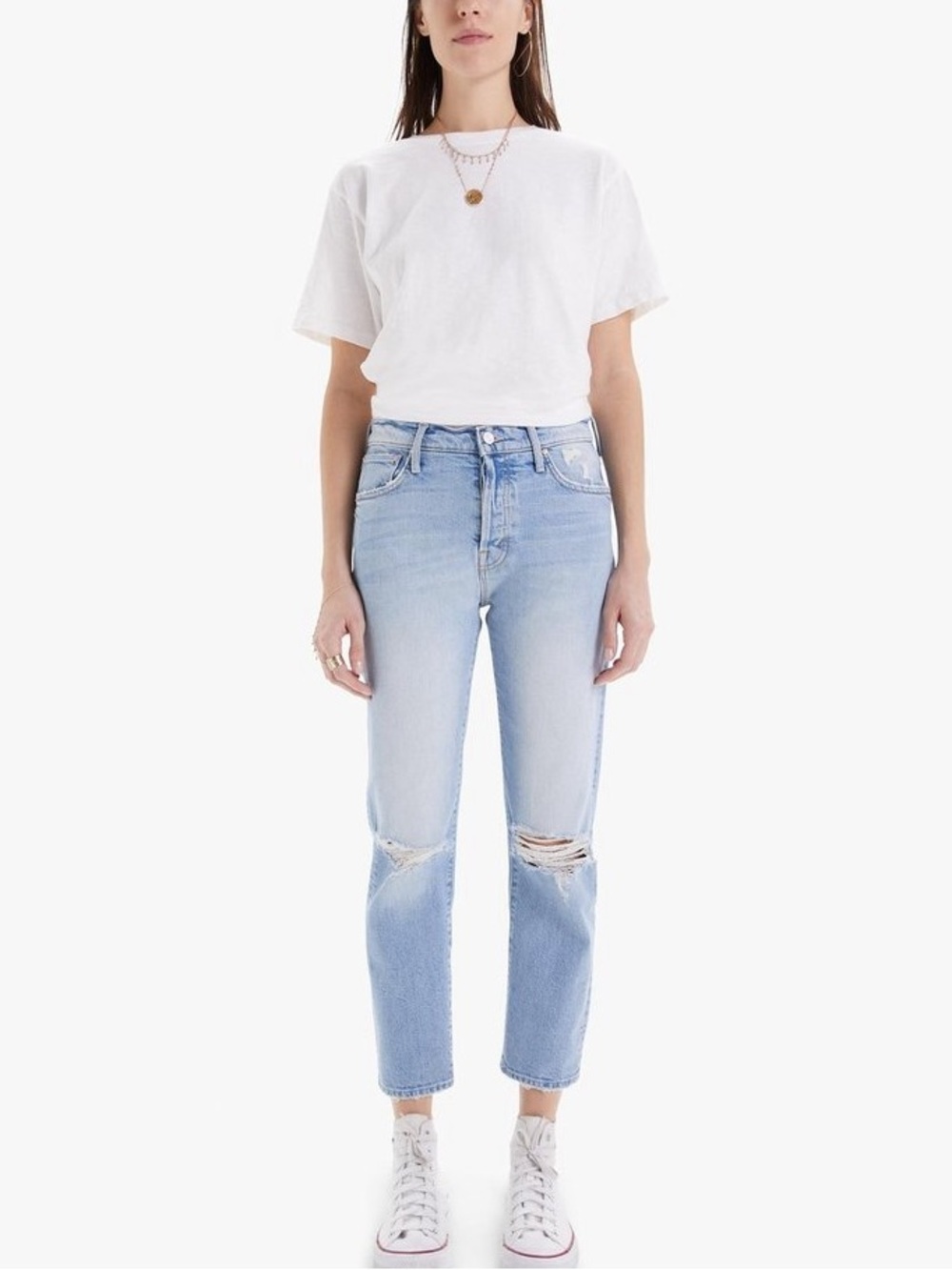 Mother The Scrapper Ankle Jeans
